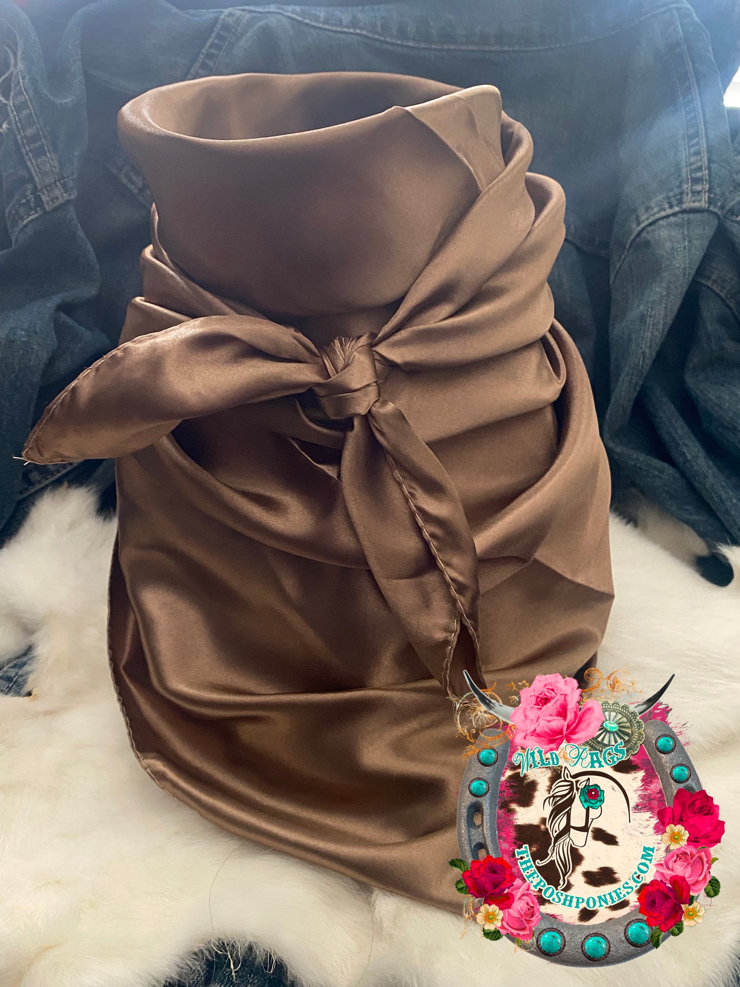 Dark Gold Wild Rag 35 x 35
