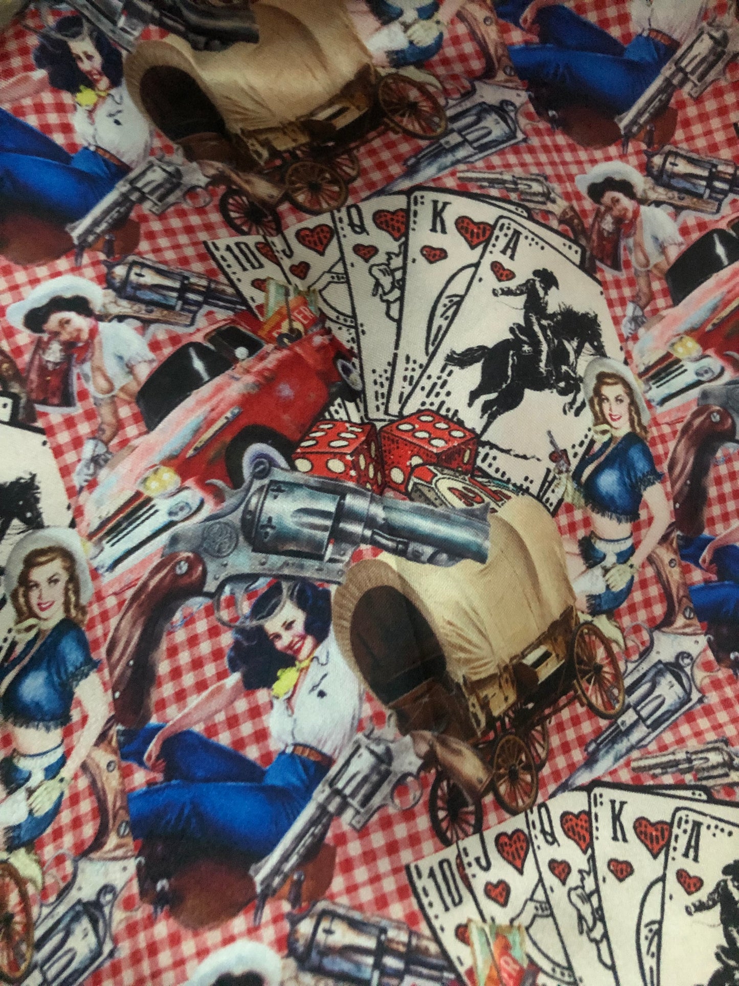 Custom Guns, Girls, Glam Wild Rag 35 x 35