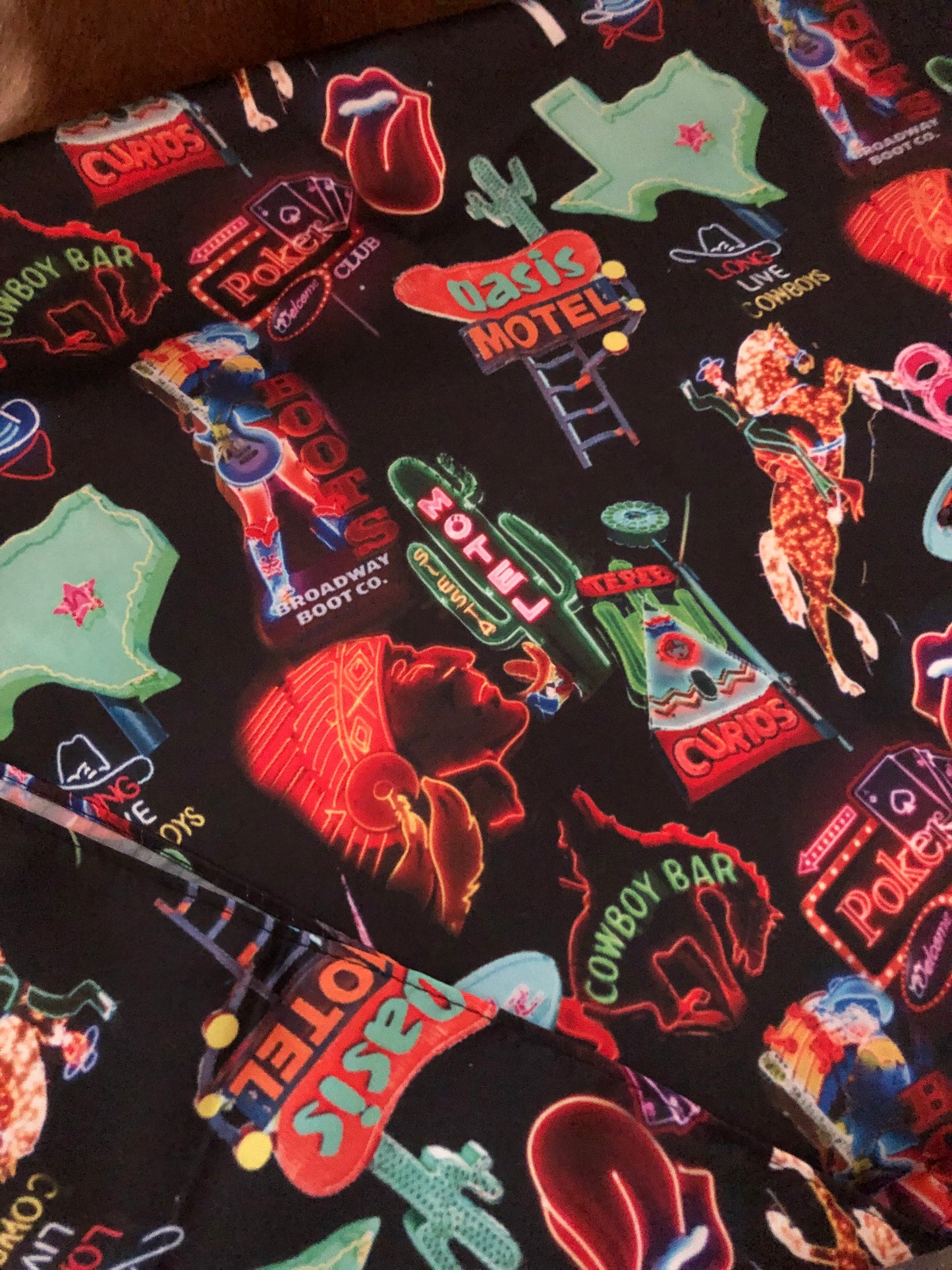 Texas Punchy Poker Wild Rag-Custom-35 x 35