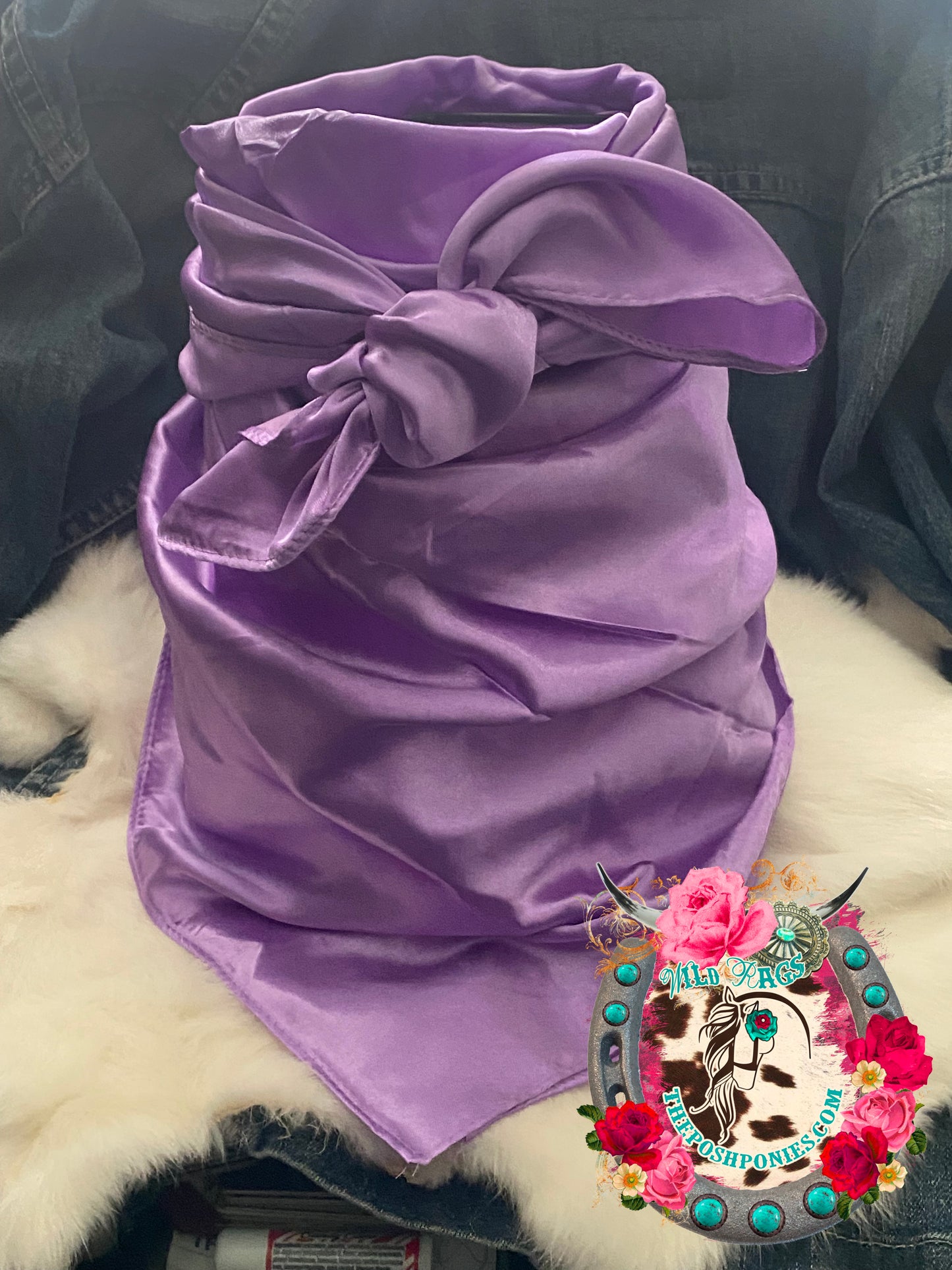 Vibrant Lavender Wild Rag 35 x 35