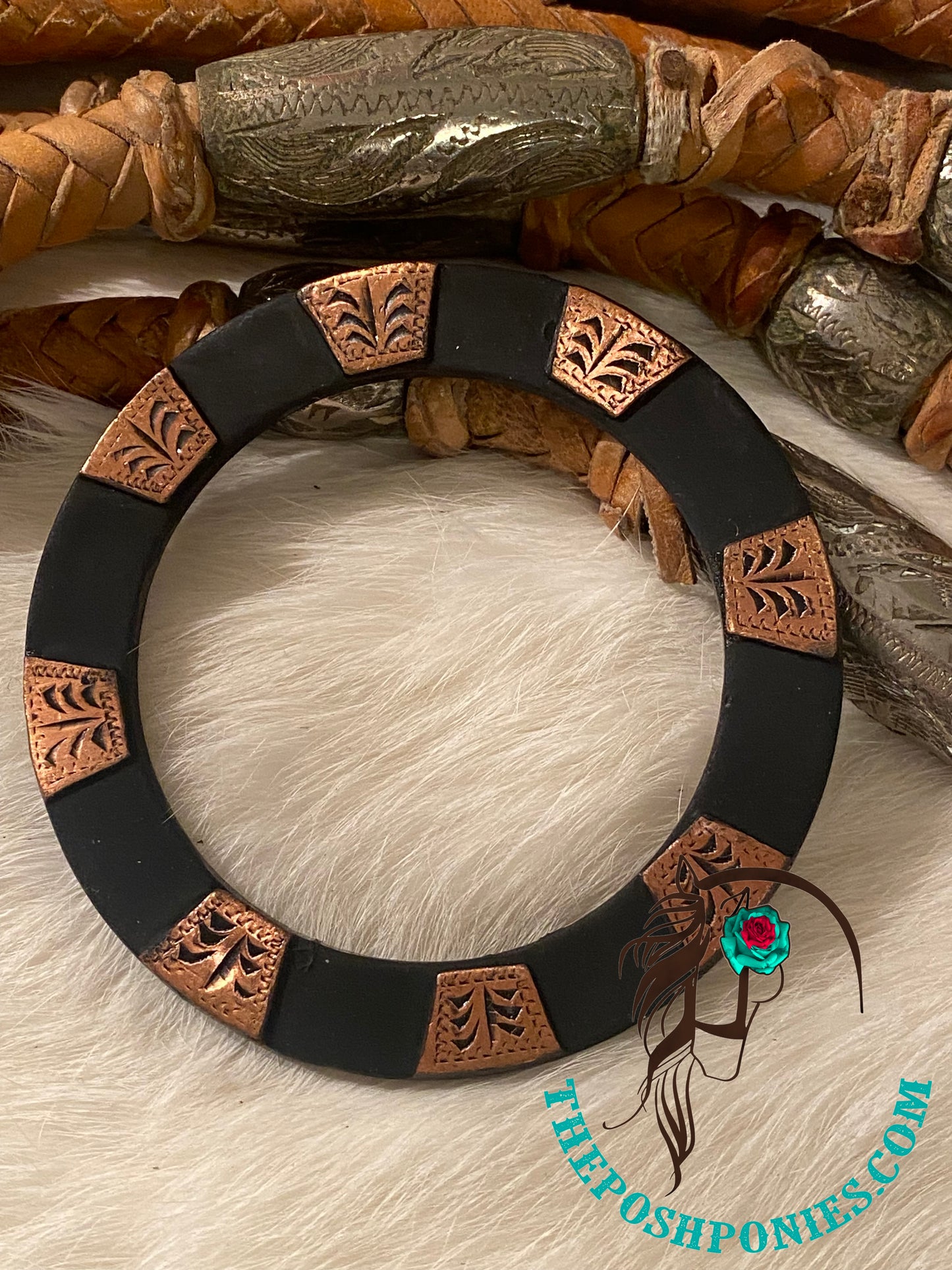 Handmade Nevada Cowboy Collection Minden 2.5" Tack Ring