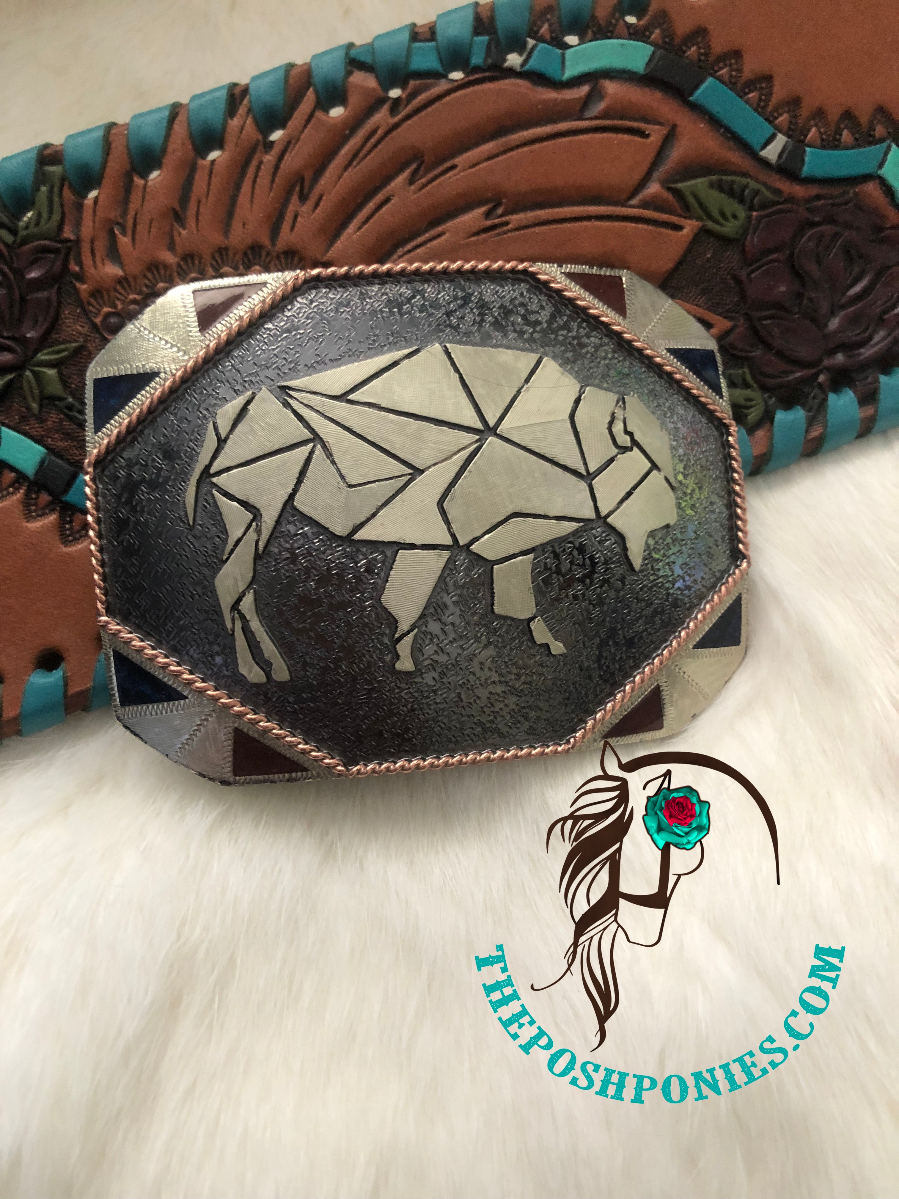 Handmade Buffalo Belt Buckle – ThePoshPonies