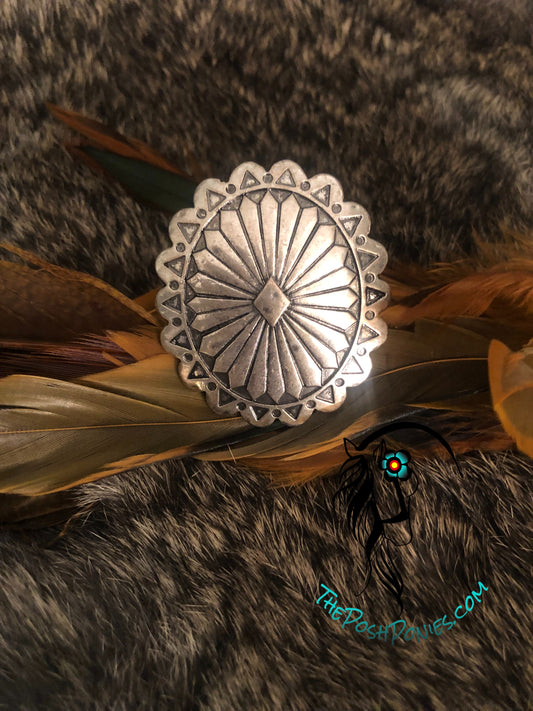 Southwest Traditional Concho Wild Rag Slide