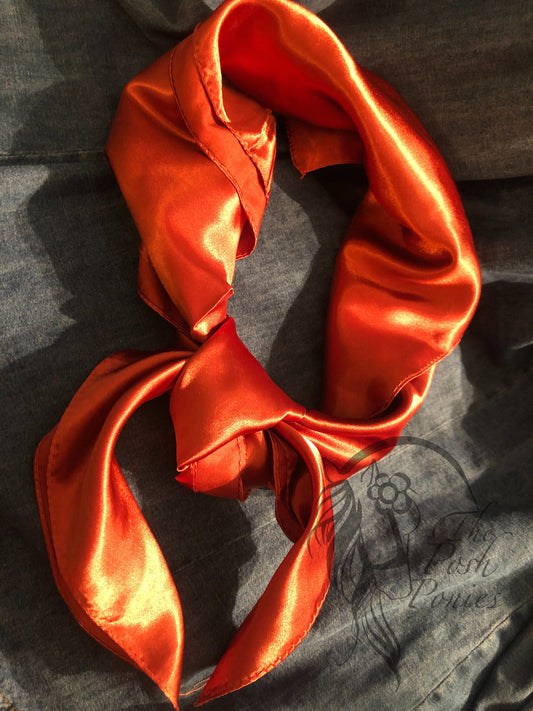 Wild Rag Dark Orange 35 x 35